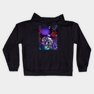 COLORFUL FANTASY FUTURISTIC 3D DIGITAL ART Kids Hoodie